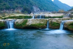 冬日鹿寨响水