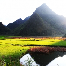 山村黄昏