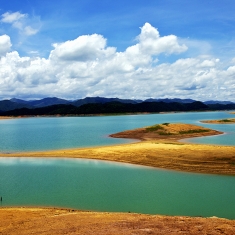 广西澄碧湖水库美景