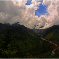 川西魅力行之三---------红石滩风景